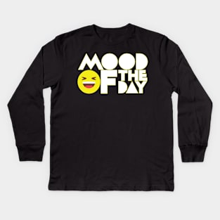 Mood of the day Kids Long Sleeve T-Shirt
